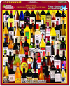 Wine Bottles 1000 Piece Jigsaw Puzzle by White Mountain Puzzle
